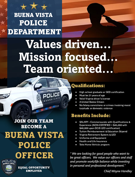 Buena Vista Police Ad 04.02.24