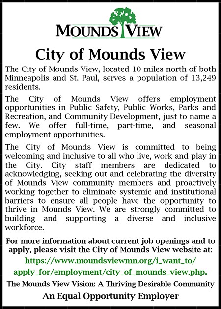 City of Mounds View EEO Ad