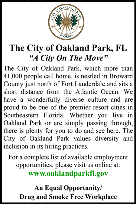 City of Oakland Park EEO Ad