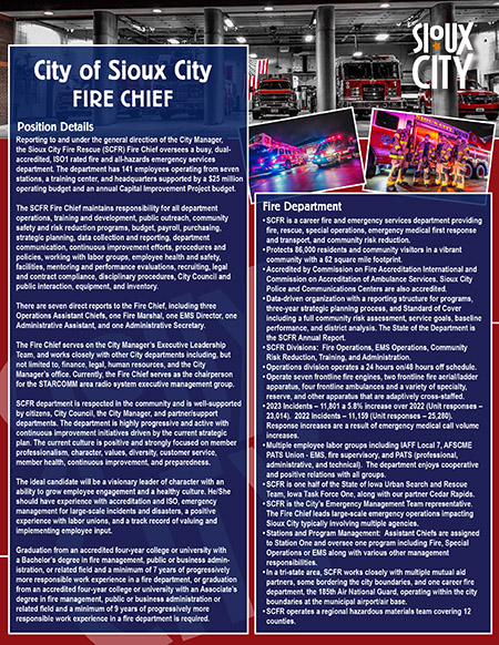 City of Sioux City Fire Chief Ad 04.04