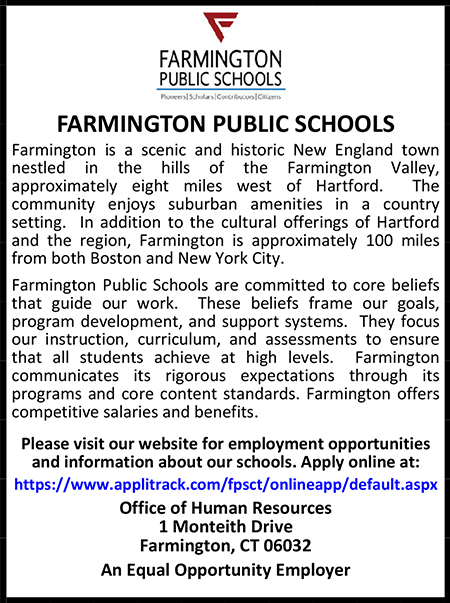 Farmington Public Schools Web Ad