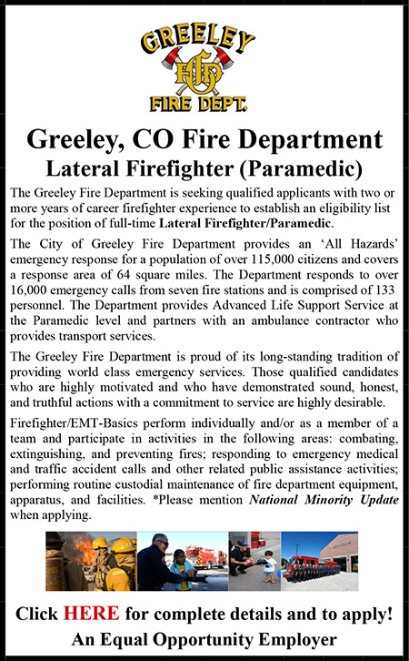 Greeley Fire Department Lateral Firefighter Paramedic.pub