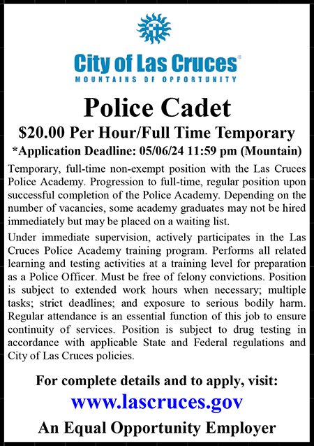 City of Las Cruces Police Cadet.pub