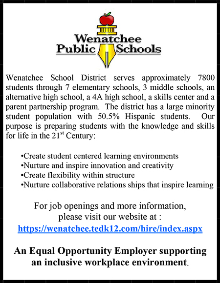 Wenatchee Schools Ad
