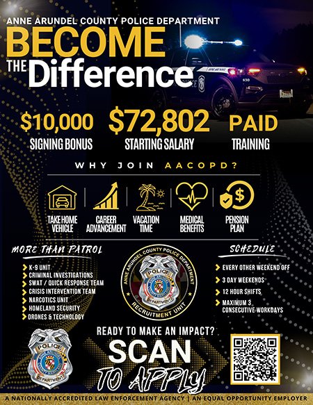 Anne Arundel Police Ad 2026-27