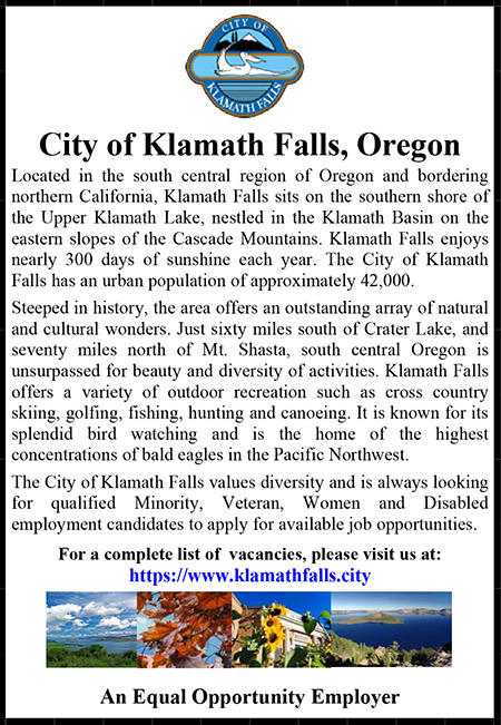 City of Klamath Falls EEO Ad