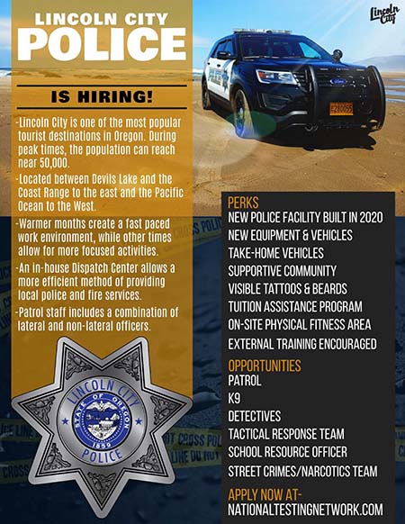 City of Lincoln City OR Police Ad (New)