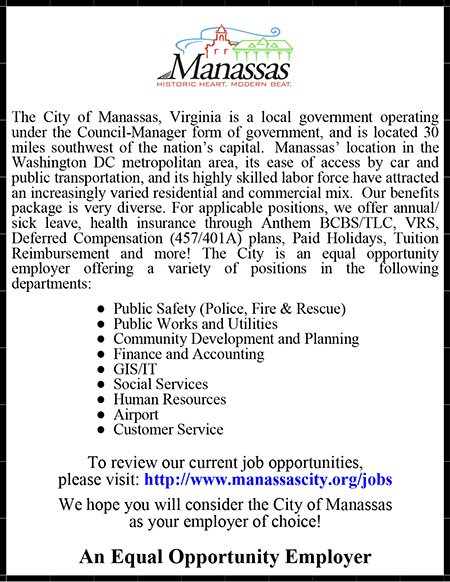 City of Manassas EEO Ad 2025-26 2
