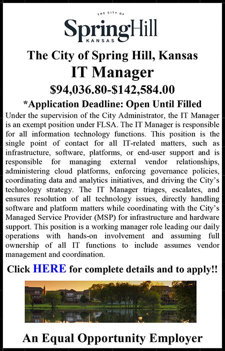 City of Spring Hill IT Manager.pub
