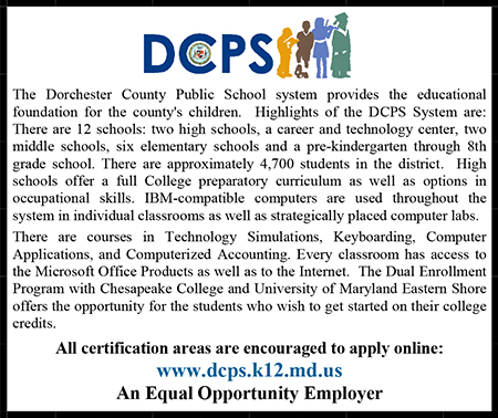 Dorchester Public Schools MD New Ad