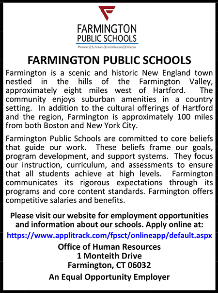 Farmington Public Schools Web Ad