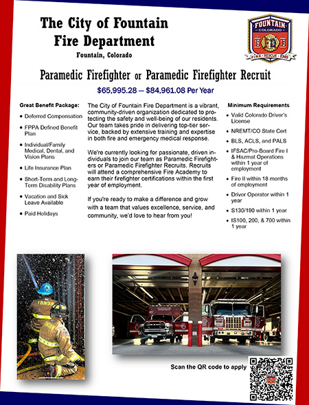 Fountain CO Fire Ad 04.18.25