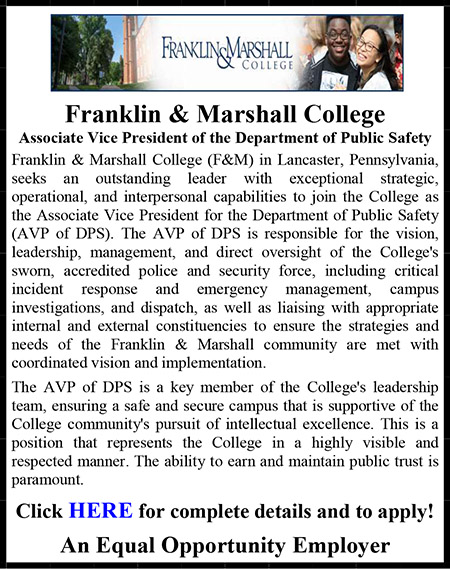 Franklin and Marshall College Chief of Police.pub