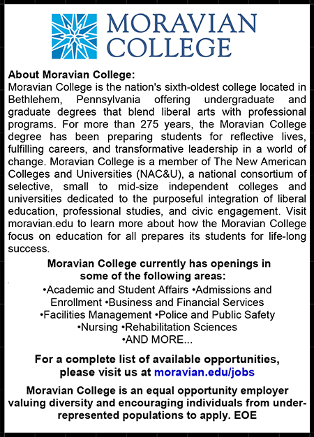 Moravian College Ad