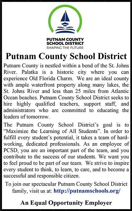 Putnam County School District Ad