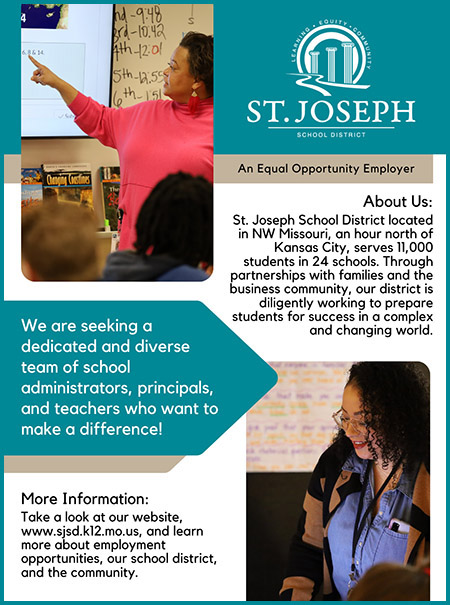 St. Joseph School District Ad 03.28.25
