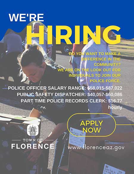 Town of Florence Public Safety Ad 2024-25